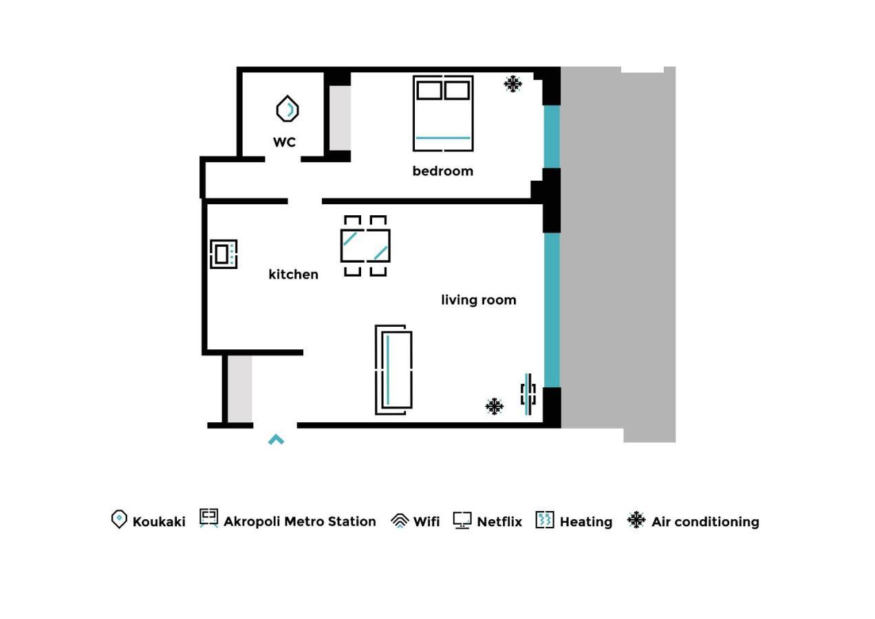 Modern 1Bd Apartment Close To The Acropolis Museum By Upstreet Athén Kültér fotó